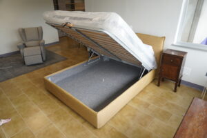 letto imbottito con contenitore